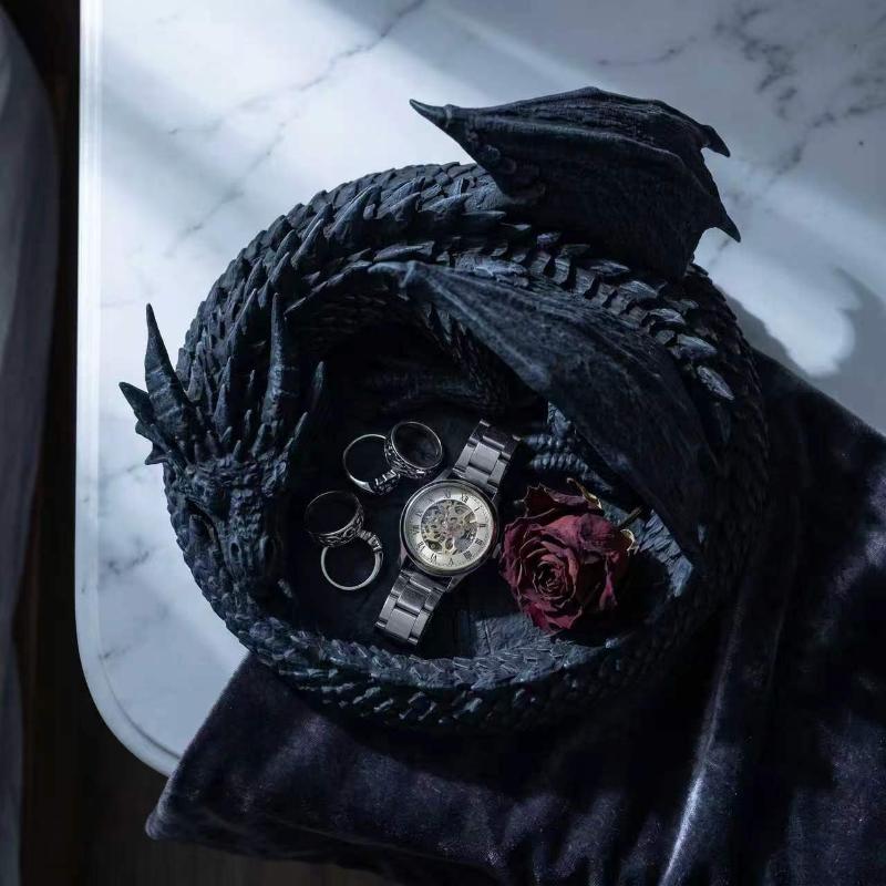 Jewelry Making Desk - Gothic Dragon Storage Tray 3D Printed