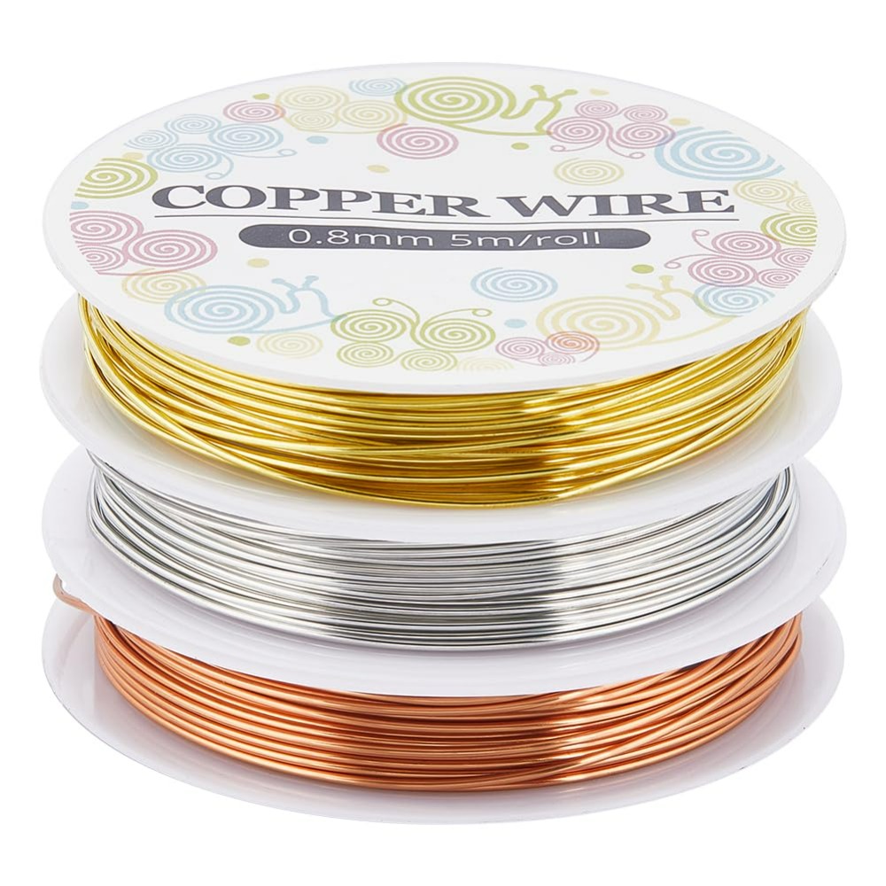 Jewelry Making Tutorial - 12.8M Copper Jewelry Wire 0.8mm 20