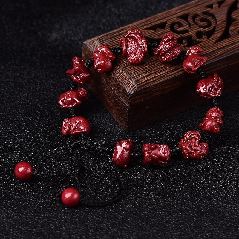 Making Custom Jewelry - Customized Natural Red Organic Cinnabar Chinese