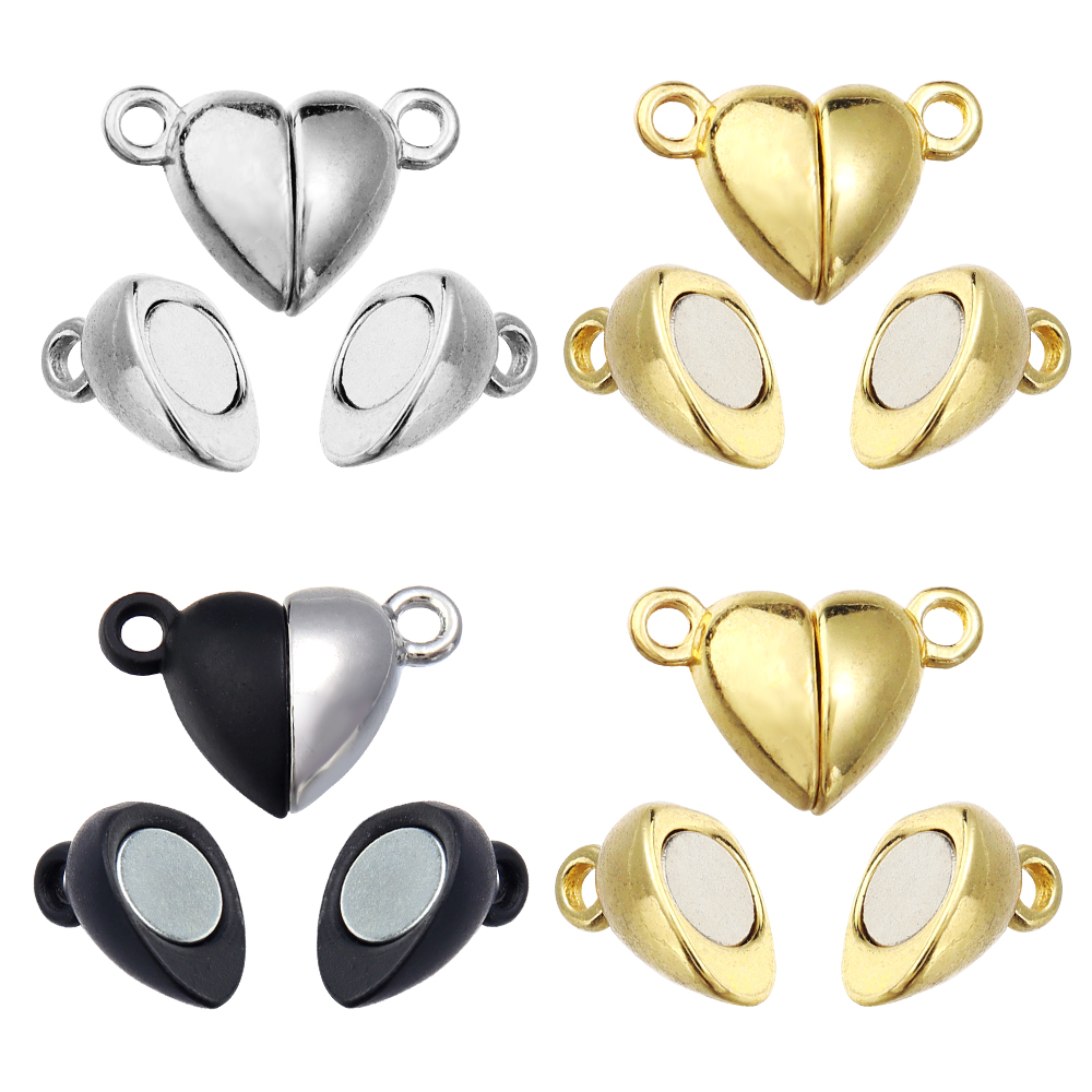 Jewelry Making Ideas - 5pcs/Lot Alloy Love Heart Shaped Magnetic