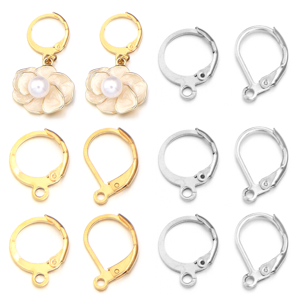 Jewelry Making Ideas - 20pcs/lot Stainless Steel Ear Hook Round