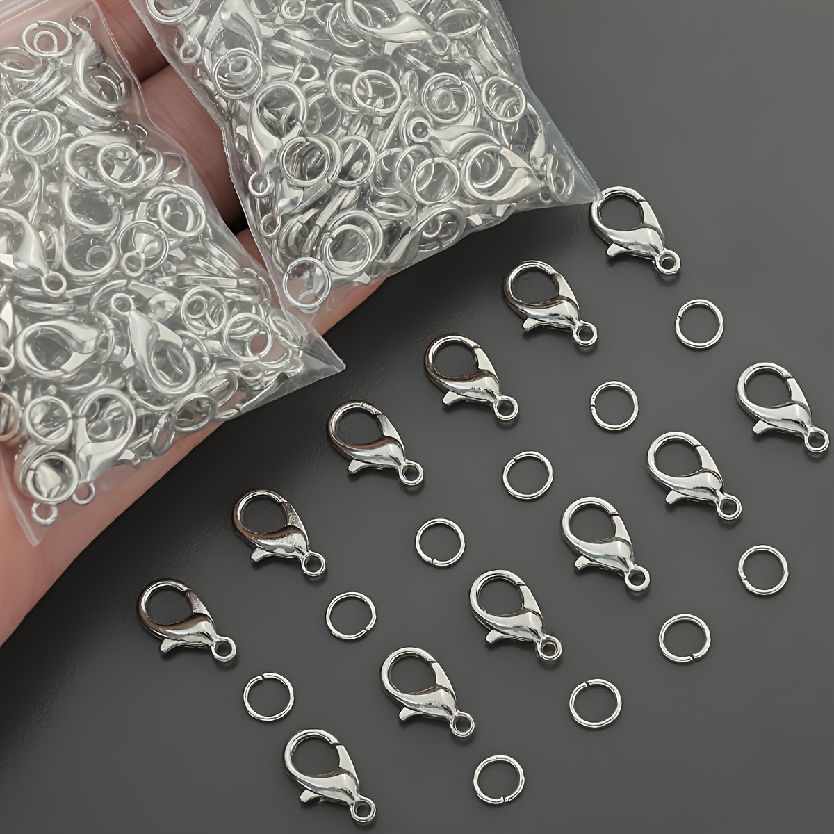 1/2/300pcs Lobster Clasps Open - Jewelry Making Ring Tool ulasan dan harga