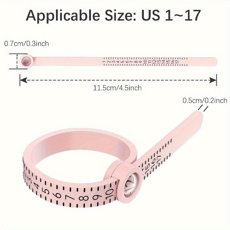 1pc Adjustable Ring Sizer Meas - Jewelry Making Desk ulasan dan harga
