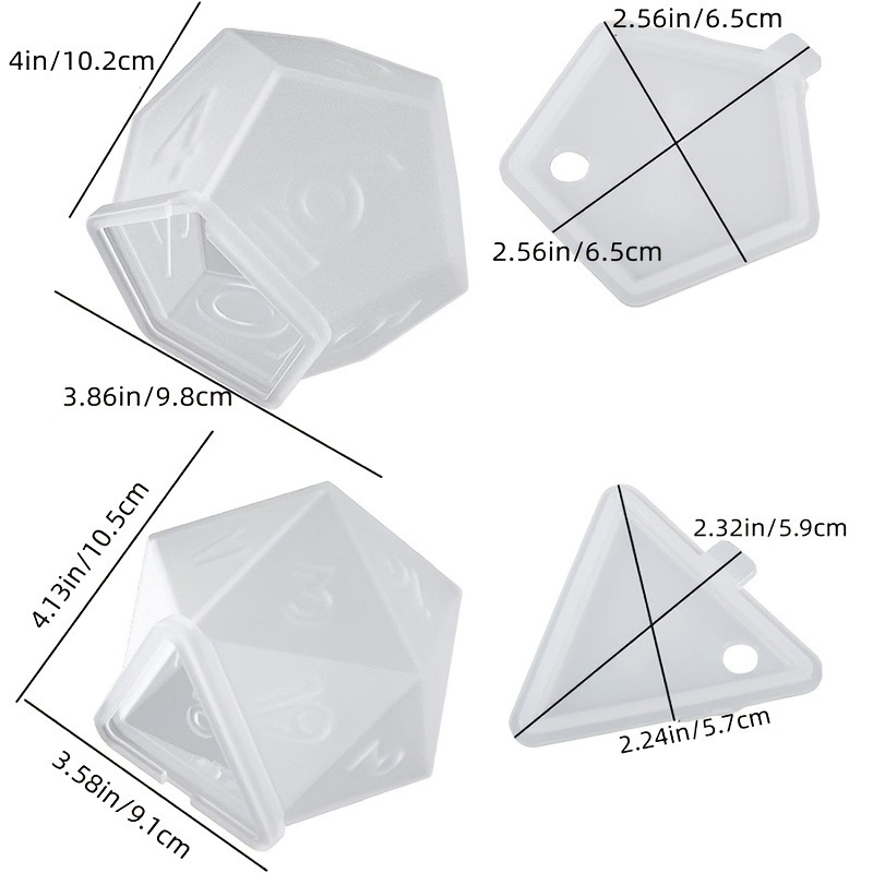 Epoxy Resin Dice Molds - Creat - Making Custom Jewelry ulasan dan harga