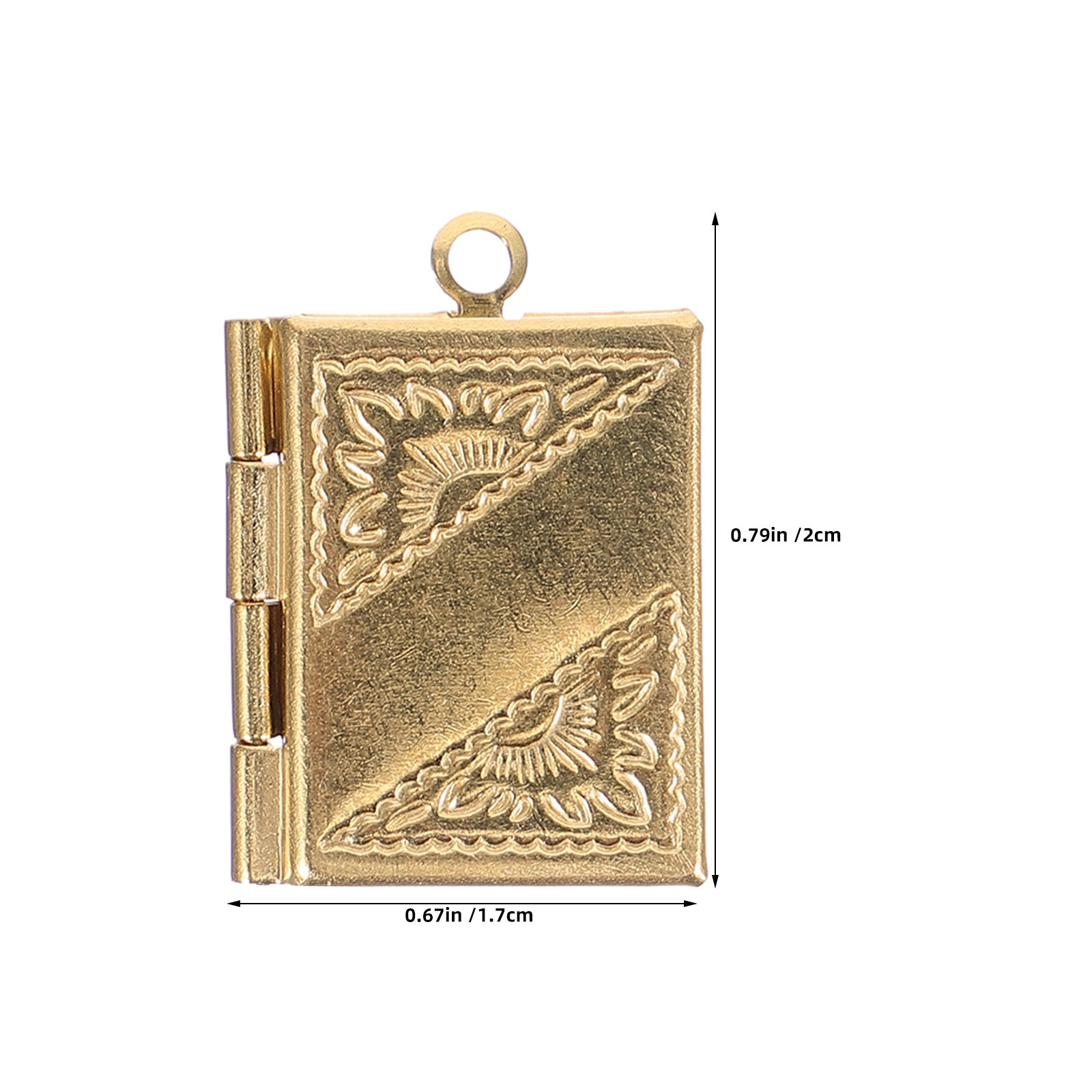 20Pcs Copper Rectangle Book Lo - Jewelry Making Books ulasan dan harga