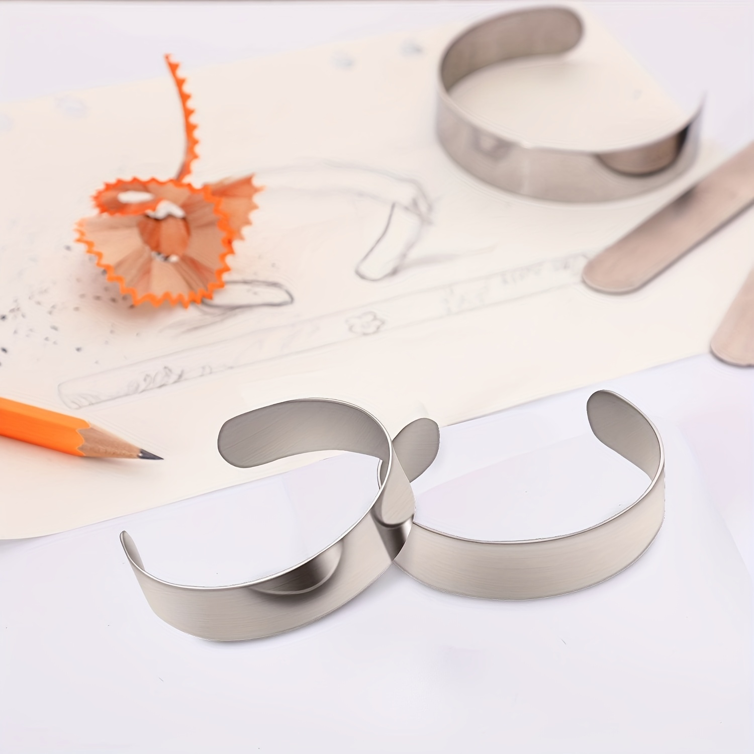 5Pcs Bracelet Blanks for Metal - Making Custom Jewelry ulasan dan harga