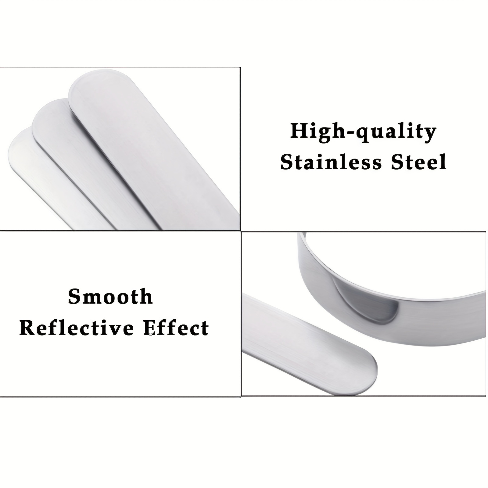 5Pcs Bracelet Blanks for Metal - Making Custom Jewelry ulasan dan harga