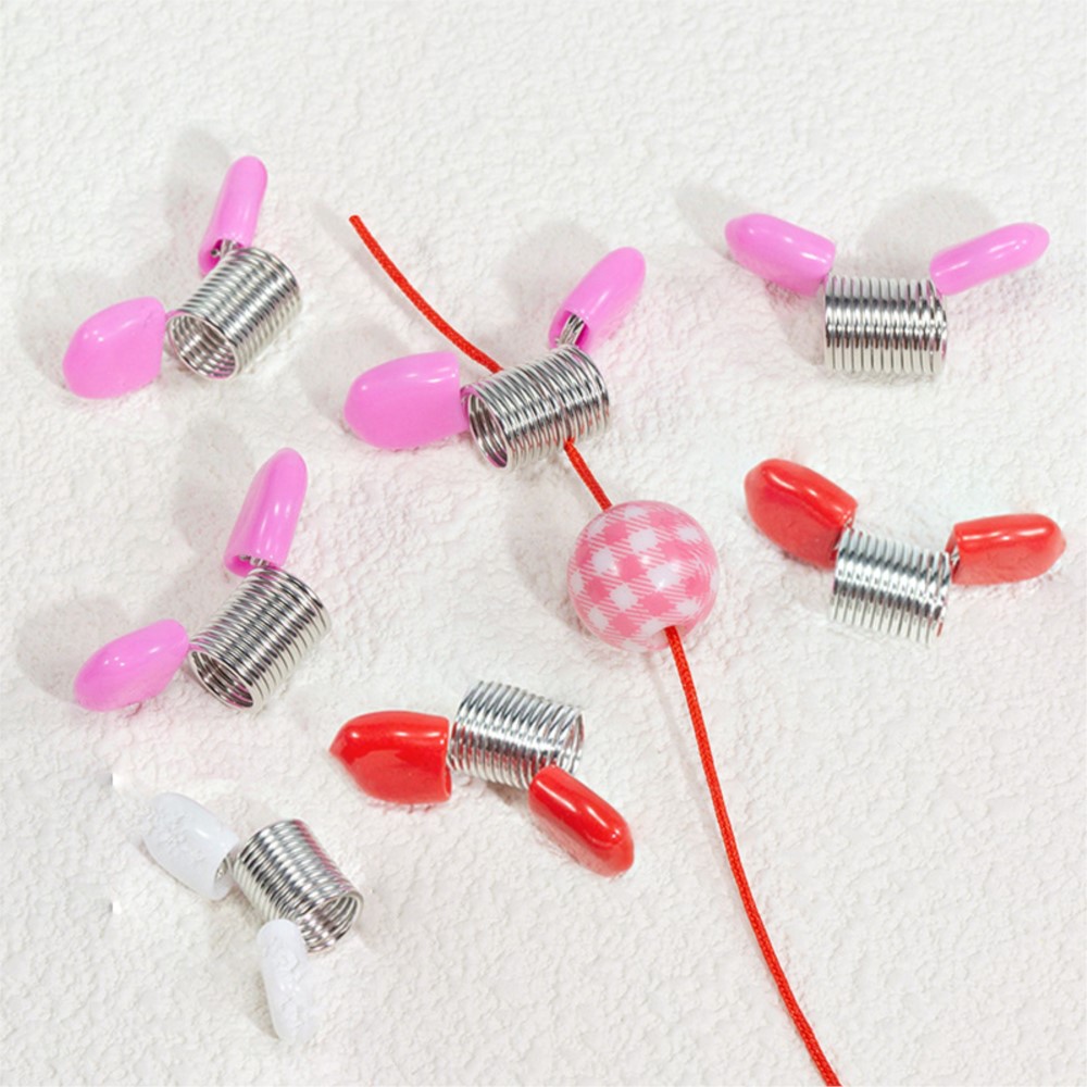 5pcs Spring Bead Clamps Creati - Jewelry Making Tutorial ulasan dan harga