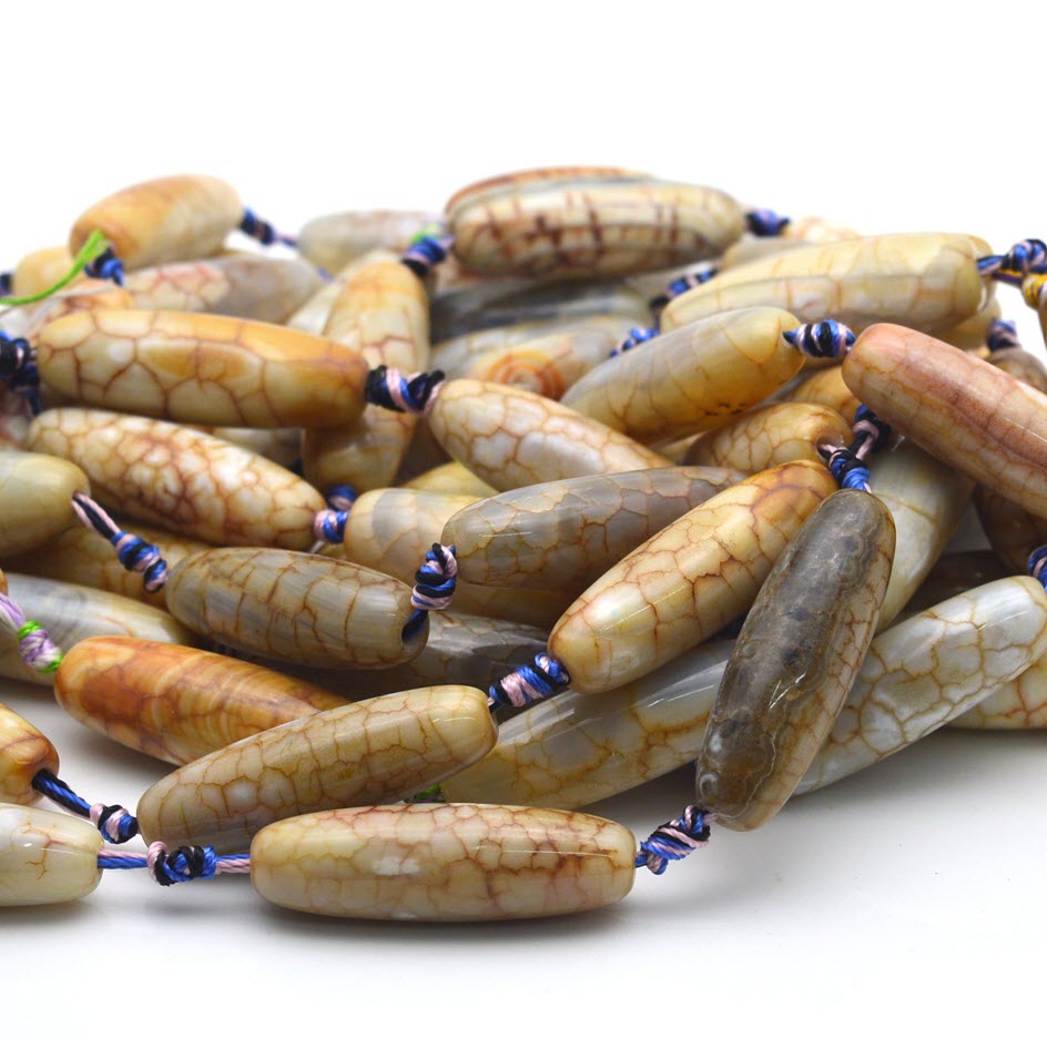 Natural Stone Colourful Big Ag - Jewelry Making Store ulasan dan harga