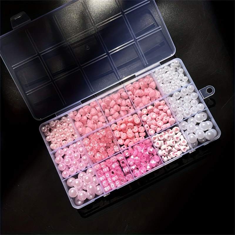 10-Piece Pink Alphabet Box, Ac - Jewelry Making Tutorial ulasan dan harga