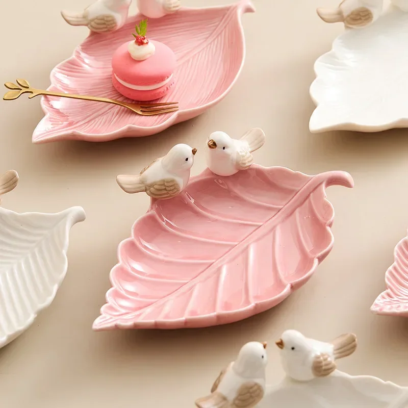 Cute Bird Tray Ceramic Jewelry - Jewelry Making Desk ulasan dan harga