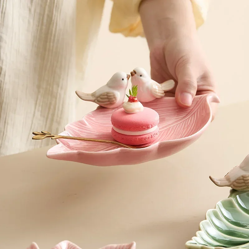 Cute Bird Tray Ceramic Jewelry - Jewelry Making Desk ulasan dan harga