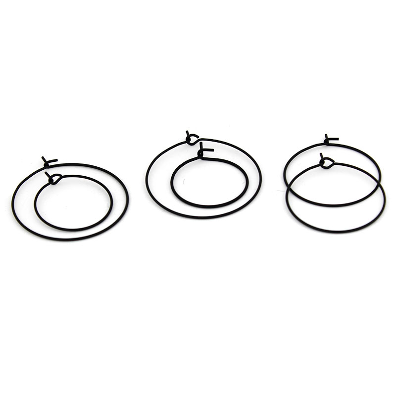 20Pcs 20mm 25mm 30mm Stainless - Jewelry Making Loops ulasan dan harga