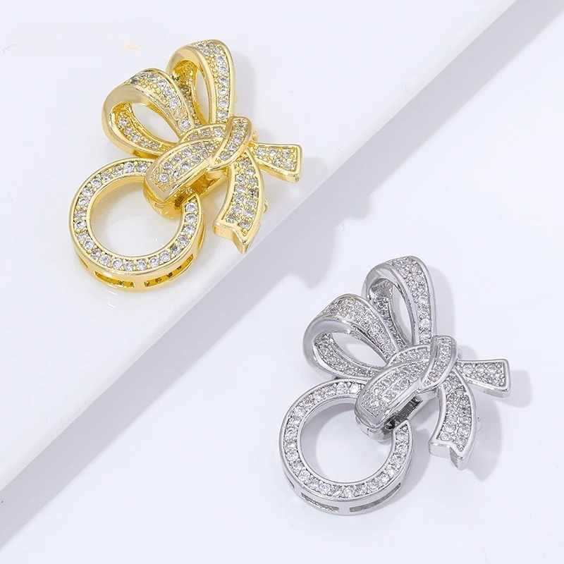 18K Gold Plated Pearl Clasps C - Jewelry Making Ring Tool ulasan dan harga