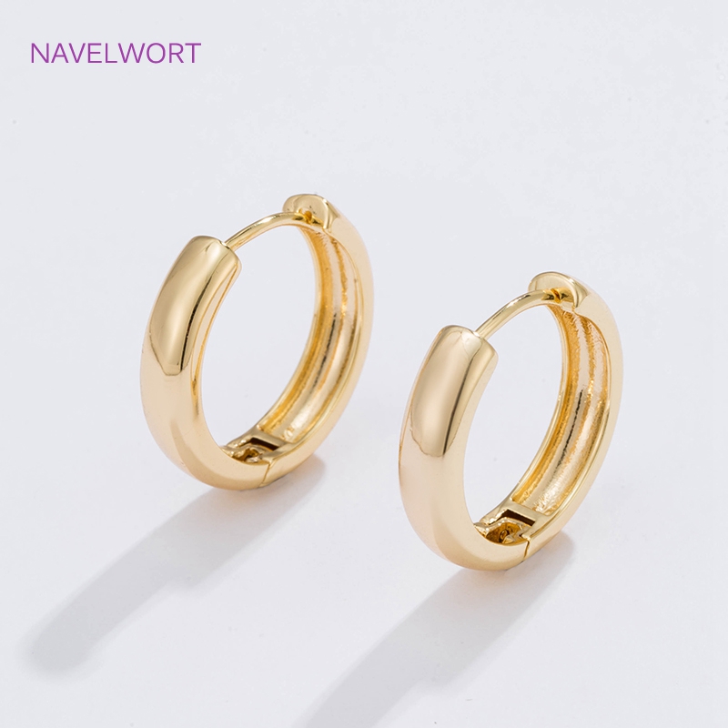 6 Sizes Gold Plated Circle Hoo - Jewelry Making Ideas ulasan dan harga