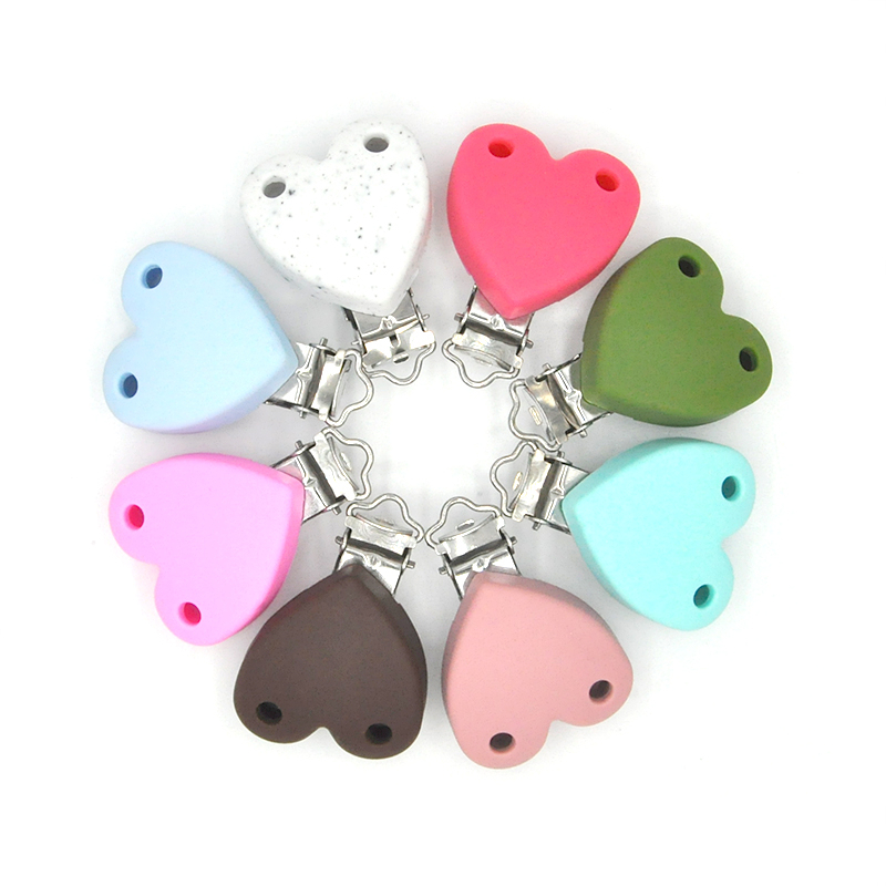 10Pcs Silicone Clips Round Hea - Jewelry Making For Dummies ulasan dan harga