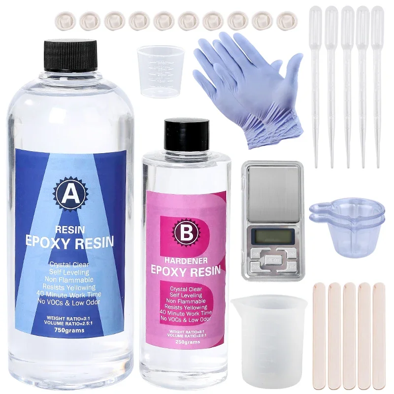Easy Mixing Epoxy Resin Kit Cr - Jewelry Making Gloves ulasan dan harga