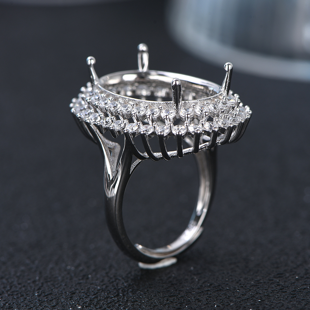13x18mm S925 Sterling Silver R - Jewelry Making Ring Tool ulasan dan harga
