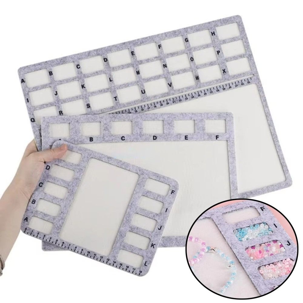 Felt Felt Beading Tray Alphabe - Jewelry Making Desk ulasan dan harga