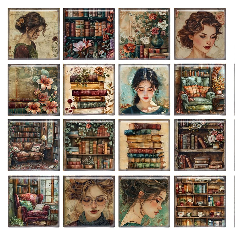 10pcs/lots Retro Love to Read  - Jewelry Making Books ulasan dan harga