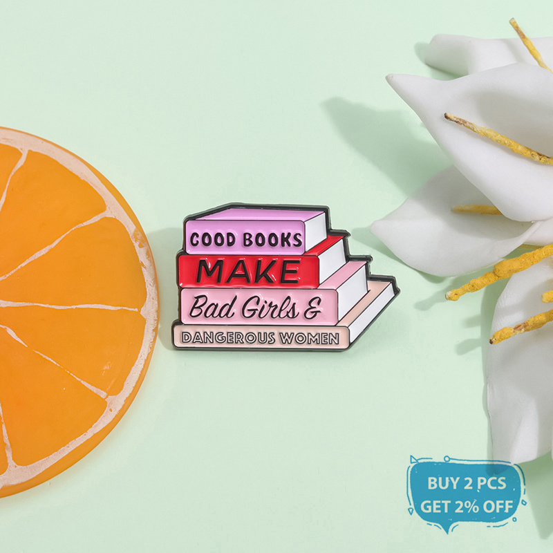 Good Book Make Bad Girl Enamel - Jewelry Making Books ulasan dan harga