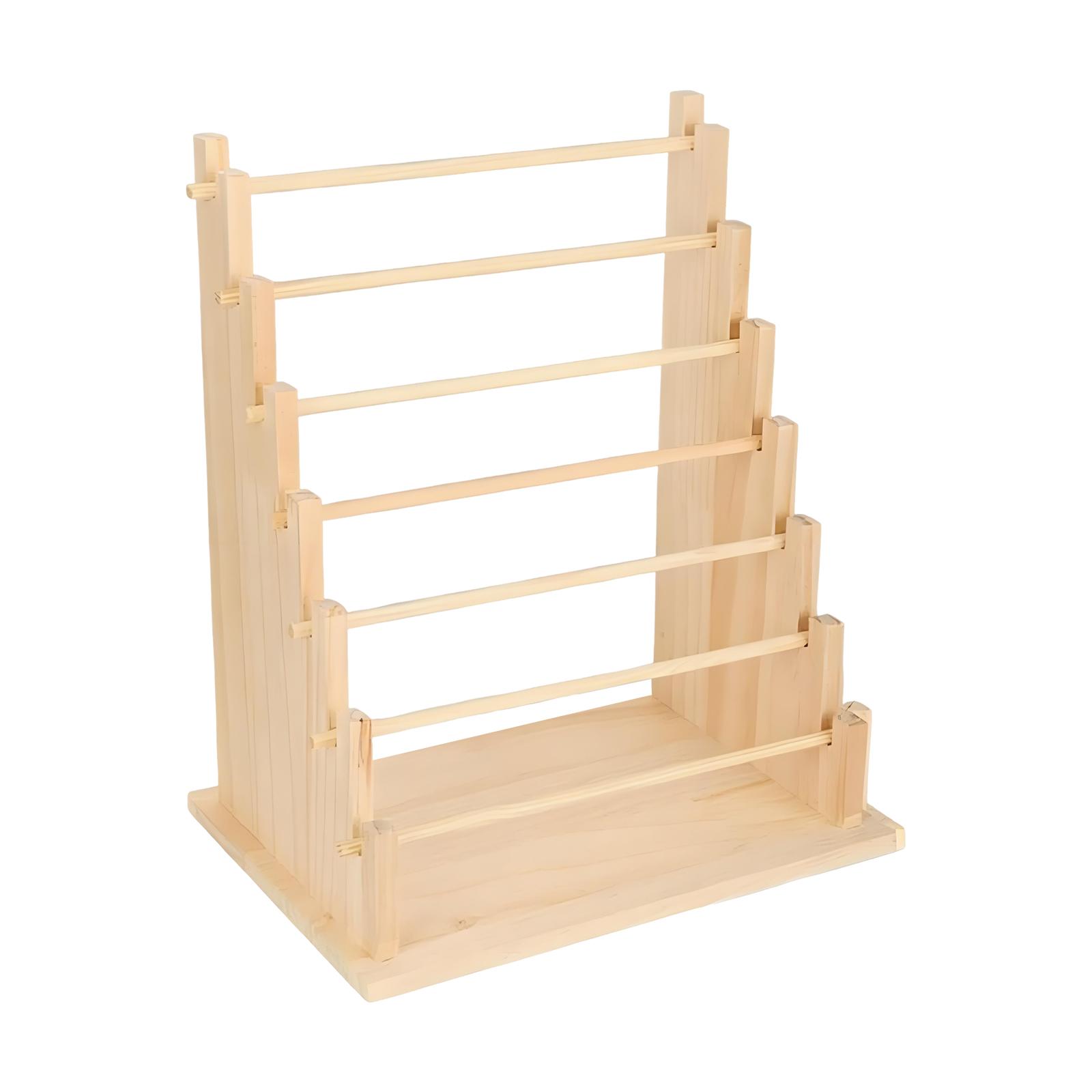 Wooden Ribbon Organizer Rack S - Jewelry Making Store ulasan dan harga