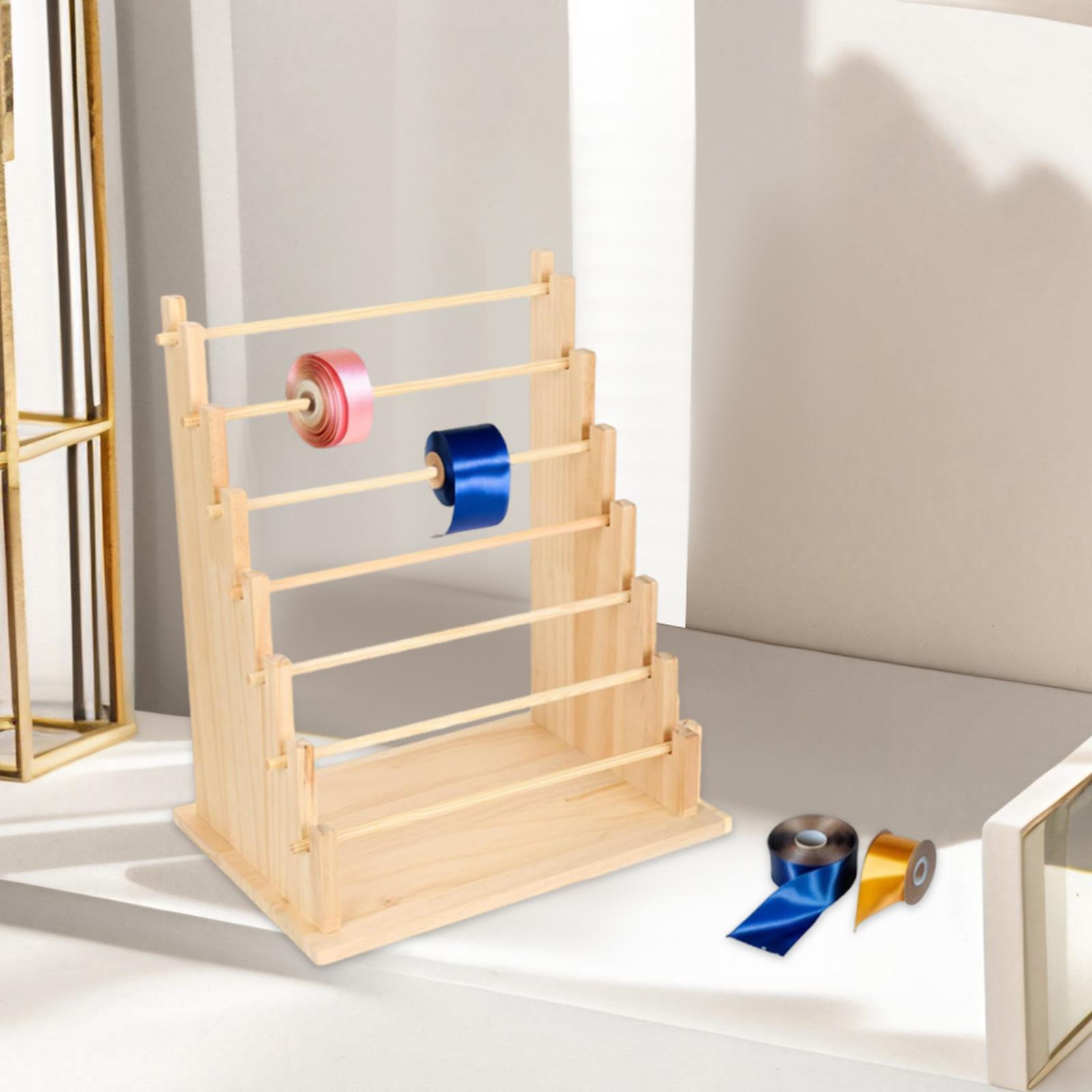 Wooden Ribbon Organizer Rack S - Jewelry Making Store ulasan dan harga