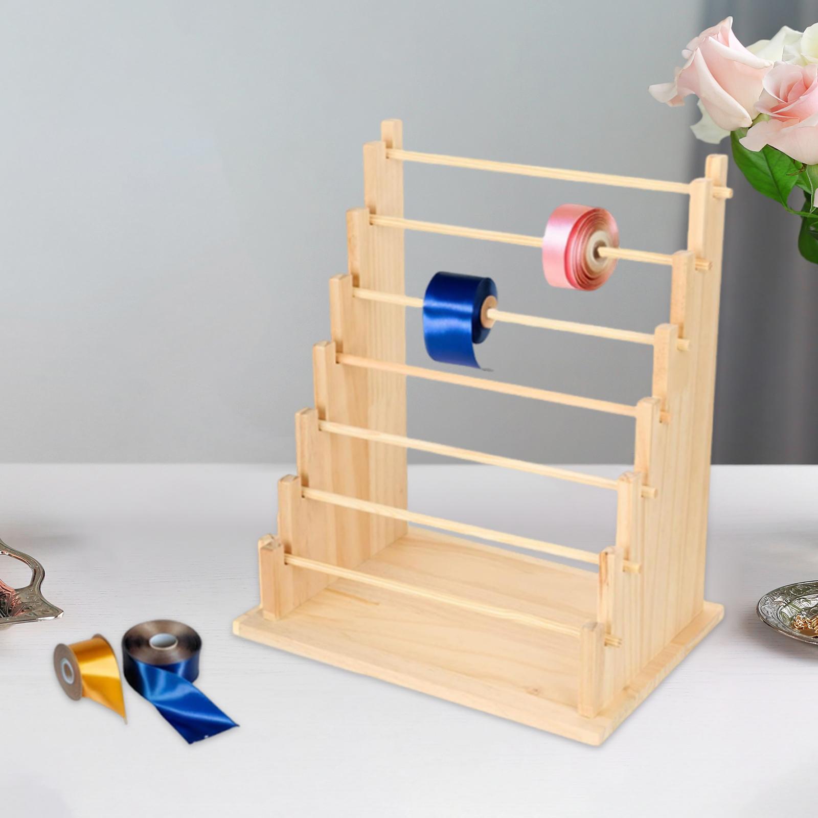 Wooden Ribbon Organizer Rack S - Jewelry Making Store ulasan dan harga