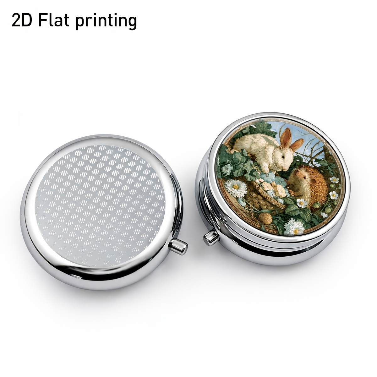 Floral Basket with White Rabbi - Jewelry Making Store ulasan dan harga