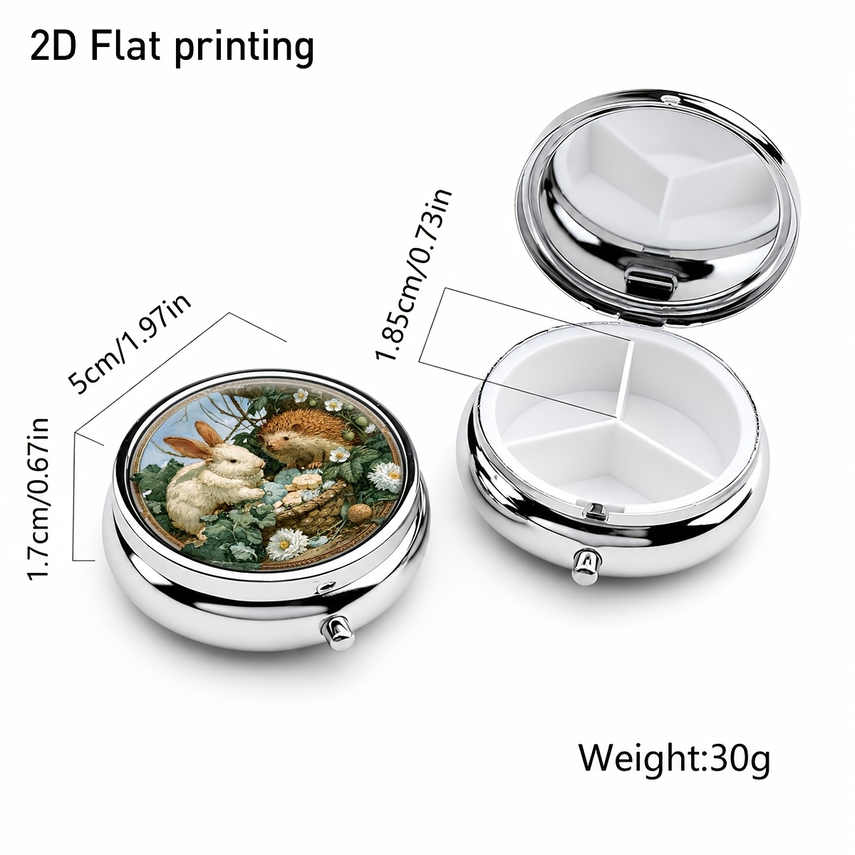 Floral Basket with White Rabbi - Jewelry Making Store ulasan dan harga