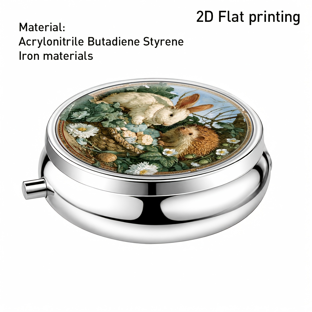 Floral Basket with White Rabbi - Jewelry Making Store ulasan dan harga