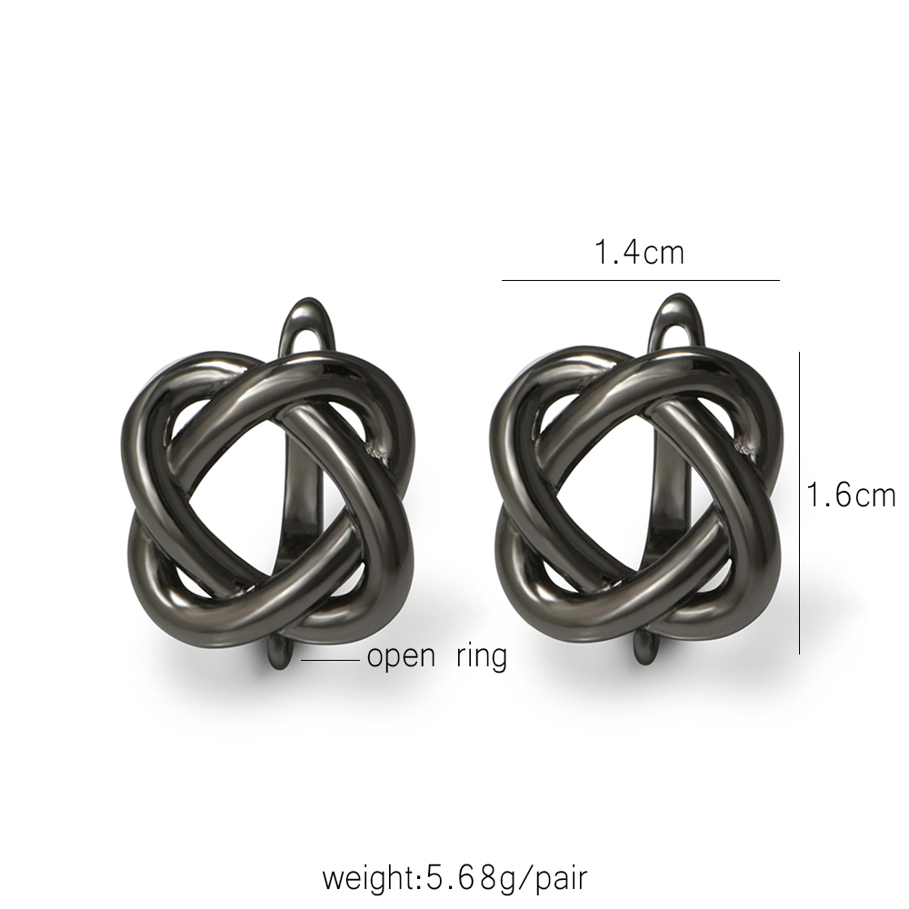 YANASI 1 Pair Gun Black  Brass - Jewelry Making Ideas ulasan dan harga