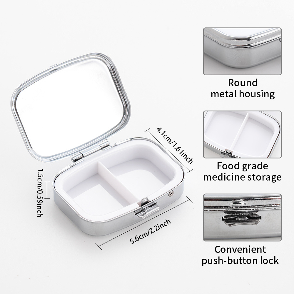 1 Heart-Shaped Mini Pill Box,  - Jewelry Making Store ulasan dan harga