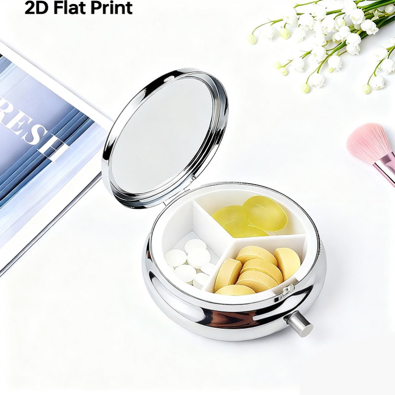 1 Heart-Shaped Mini Pill Box,  - Jewelry Making Store ulasan dan harga