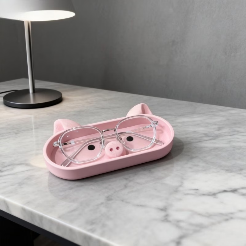 Pink pig shaped storage tray s - Jewelry Making Desk ulasan dan harga