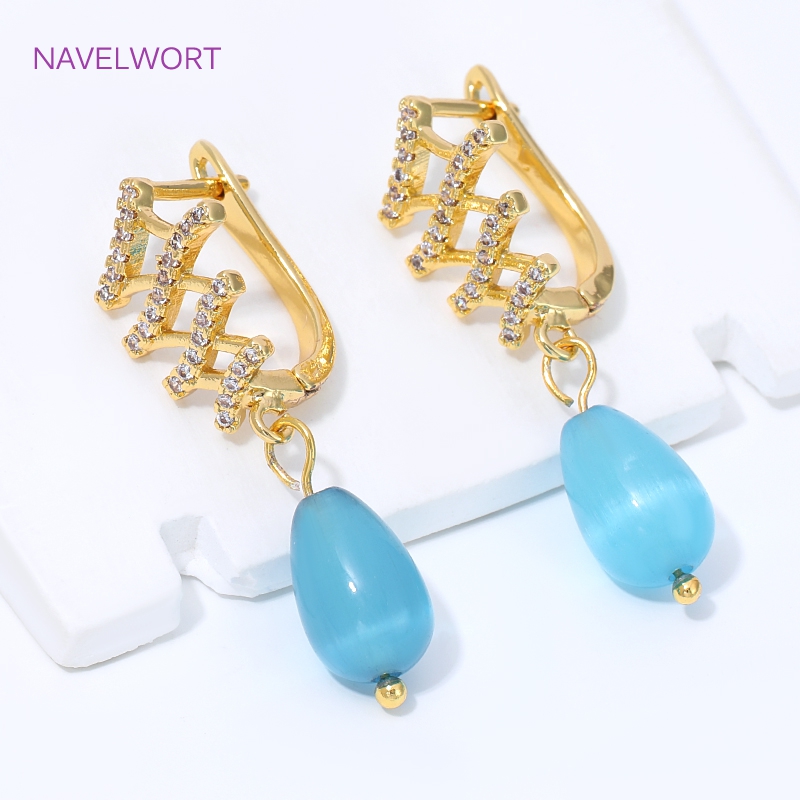 18K Gold Plated Fan Shape Flow - Jewelry Making Ideas ulasan dan harga
