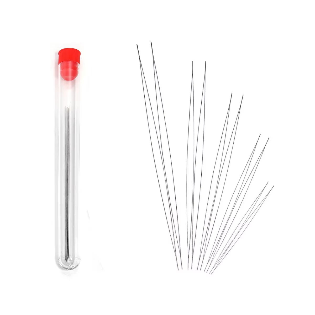 10Pcs Open Beading Needles Set - Jewelry Making Desk ulasan dan harga