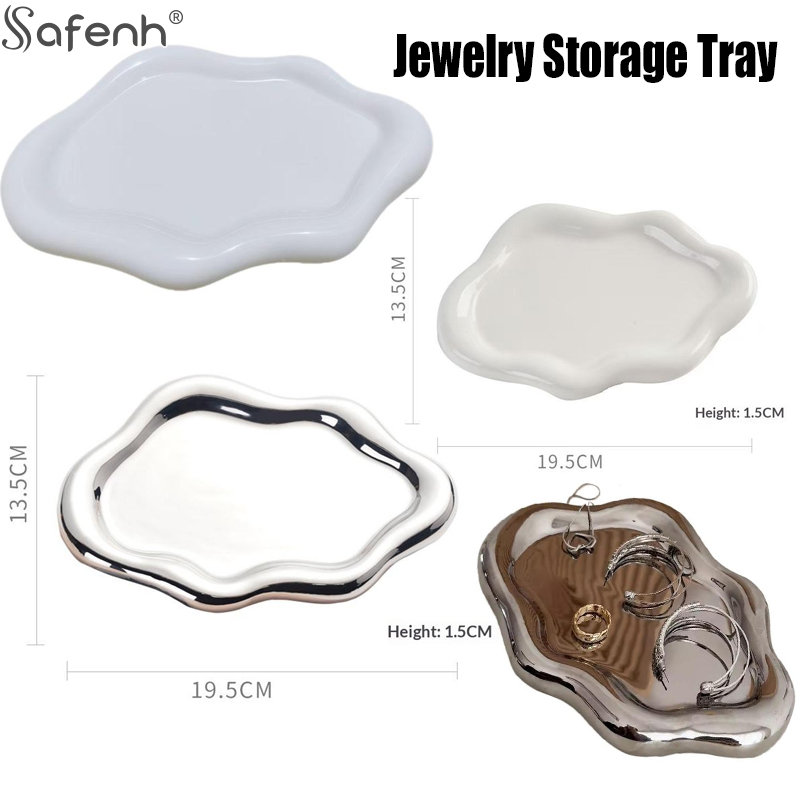 1PCS Simple Jewelry Storage Tr - Jewelry Making Desk ulasan dan harga