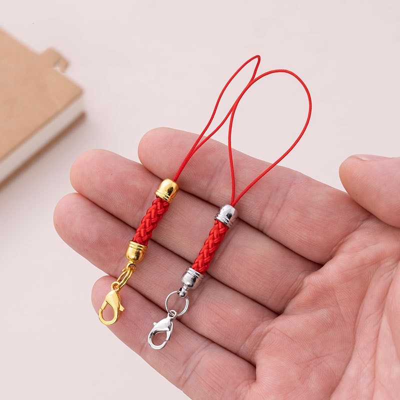 10/20pcs Keychain Rope with Lo - Jewelry Making Ring Tool ulasan dan harga