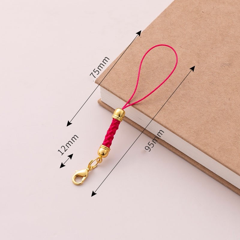 10/20pcs Keychain Rope with Lo - Jewelry Making Ring Tool ulasan dan harga