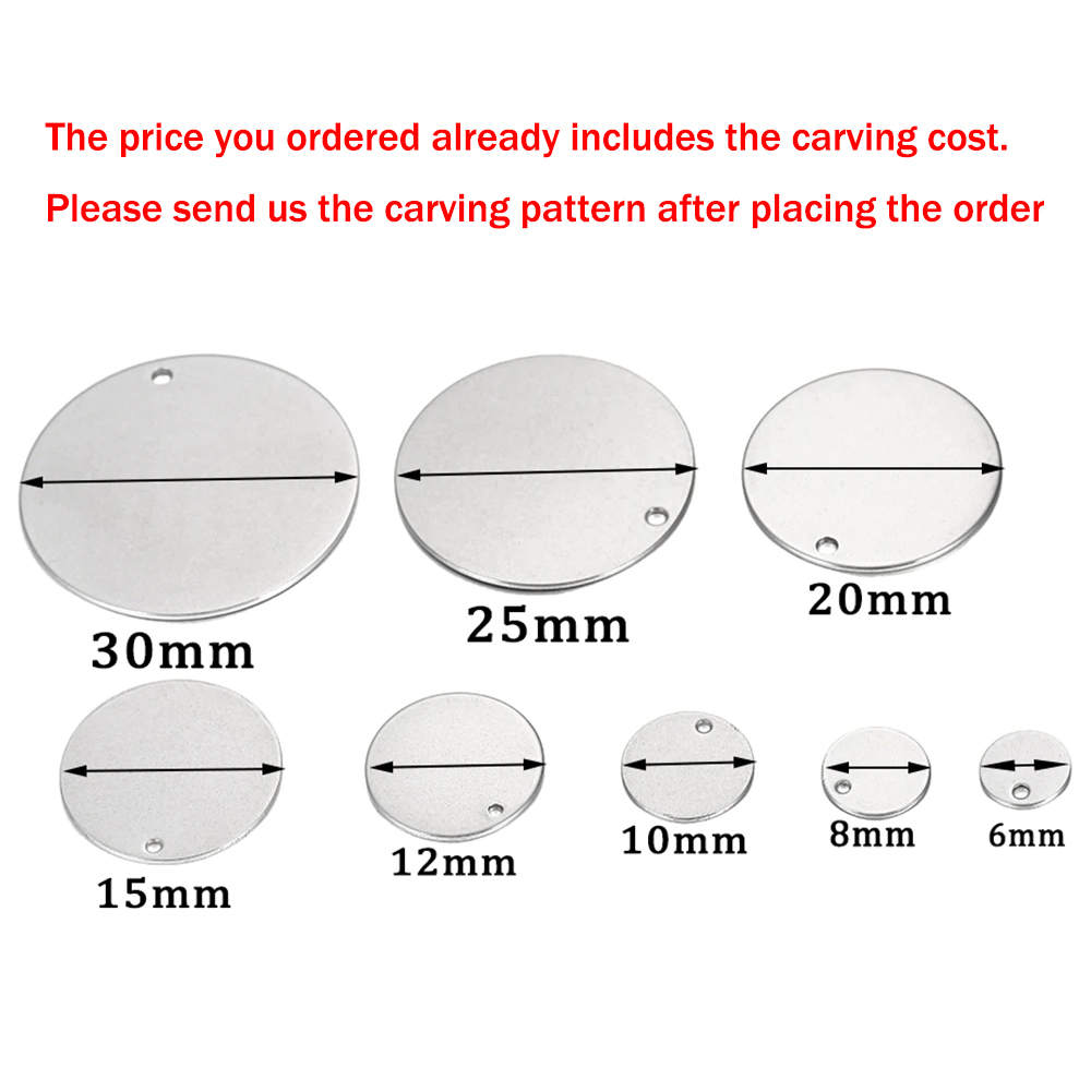 100pcs/lot Custom Laser Engrav - Making Custom Jewelry ulasan dan harga