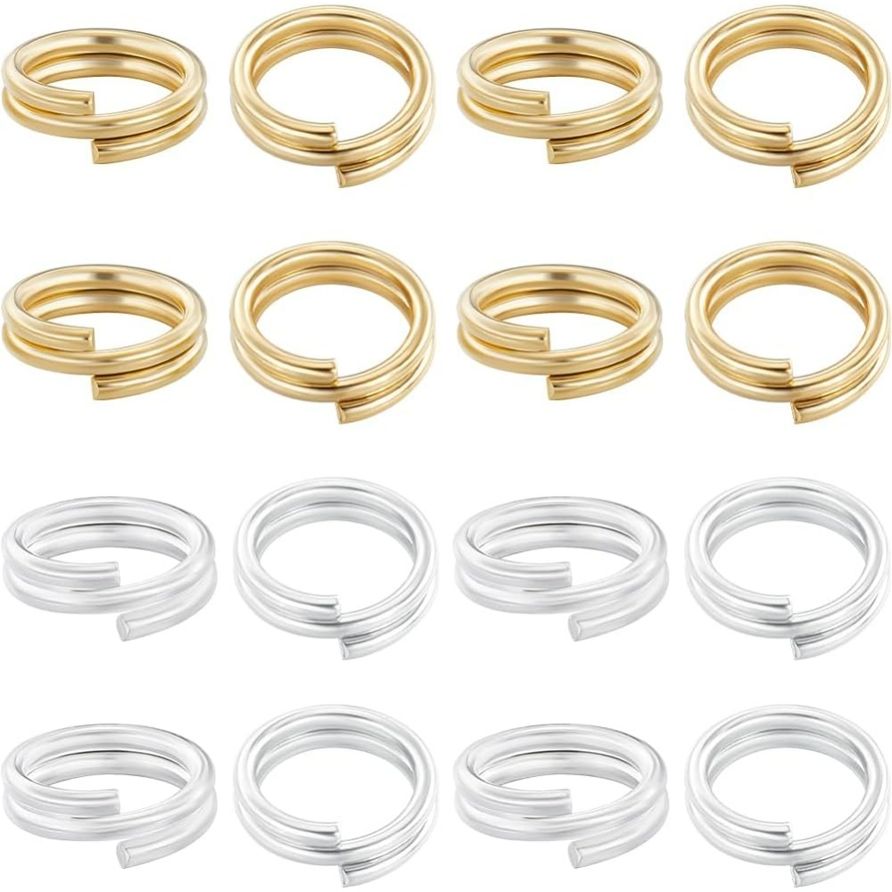 1 Box 80Pcs Split Jump Ring 24 - Jewelry Making Loops ulasan dan harga