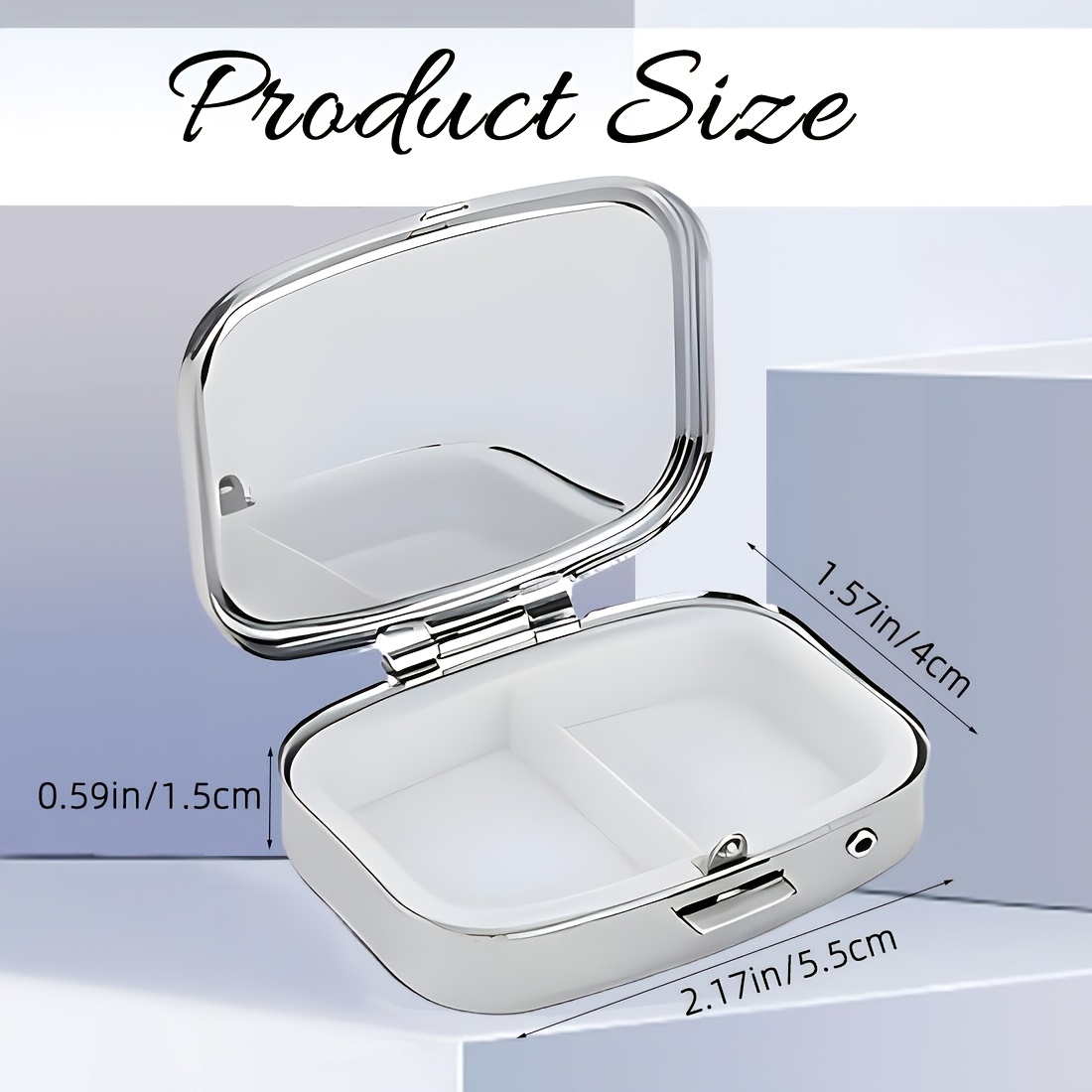 A Heart-Shaped Mini Pill Box,  - Jewelry Making Store ulasan dan harga