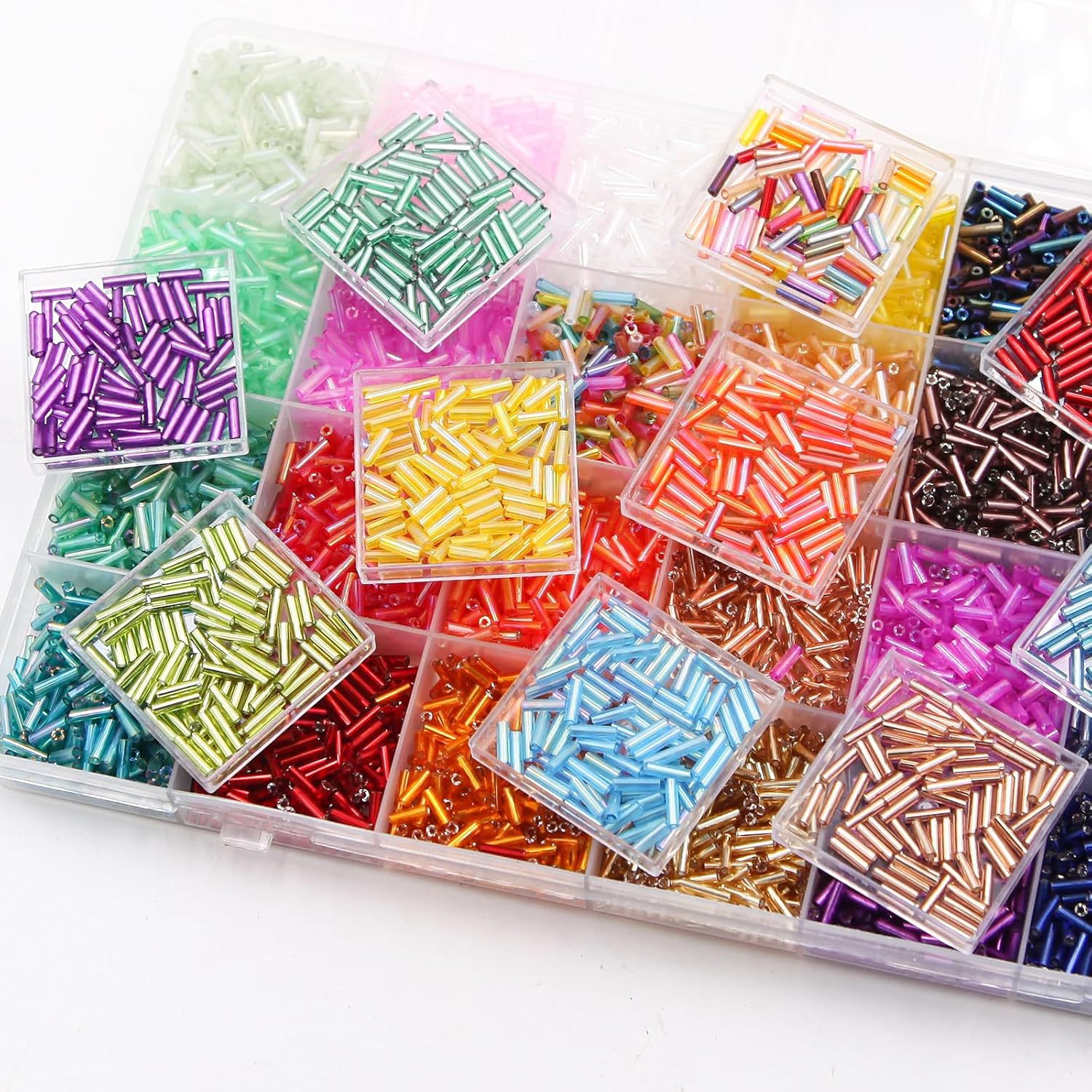 About 6720Pcs/Box 7mm 28 Color - Jewelry Making Tutorial ulasan dan harga