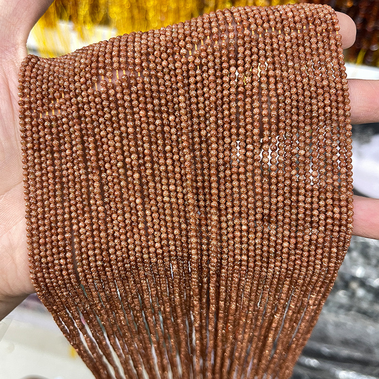 3mm natural stone beads granet - Jewelry Making Store ulasan dan harga