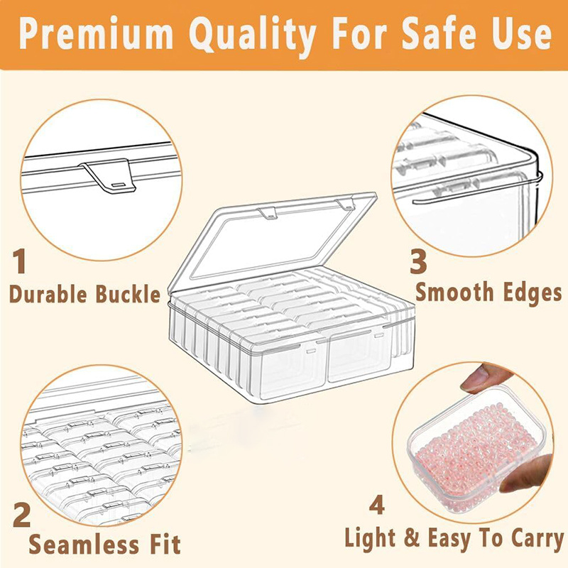 22-Piece Bead Storage Set — Mu - Jewelry Making Store ulasan dan harga