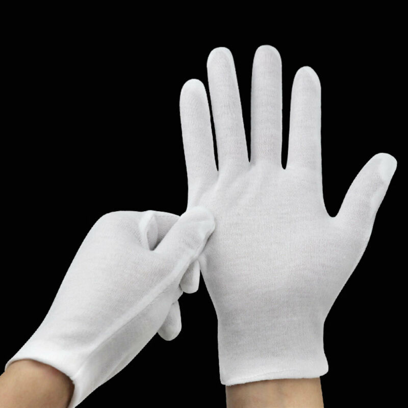 24PCS White Gloves 12 Pairs So - Jewelry Making Gloves ulasan dan harga