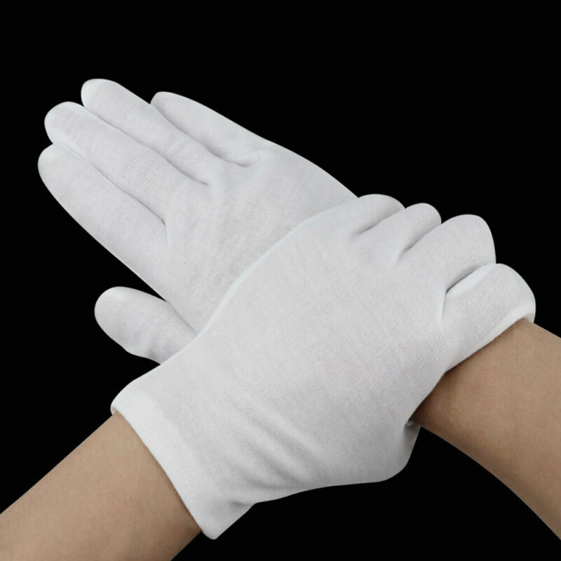 24PCS White Gloves 12 Pairs So - Jewelry Making Gloves ulasan dan harga