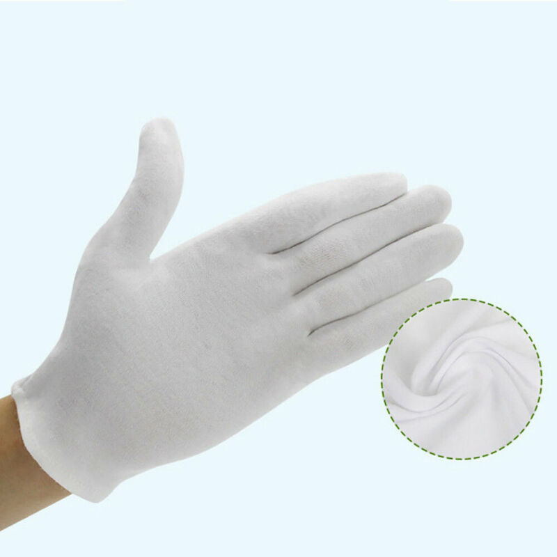 24PCS White Gloves 12 Pairs So - Jewelry Making Gloves ulasan dan harga
