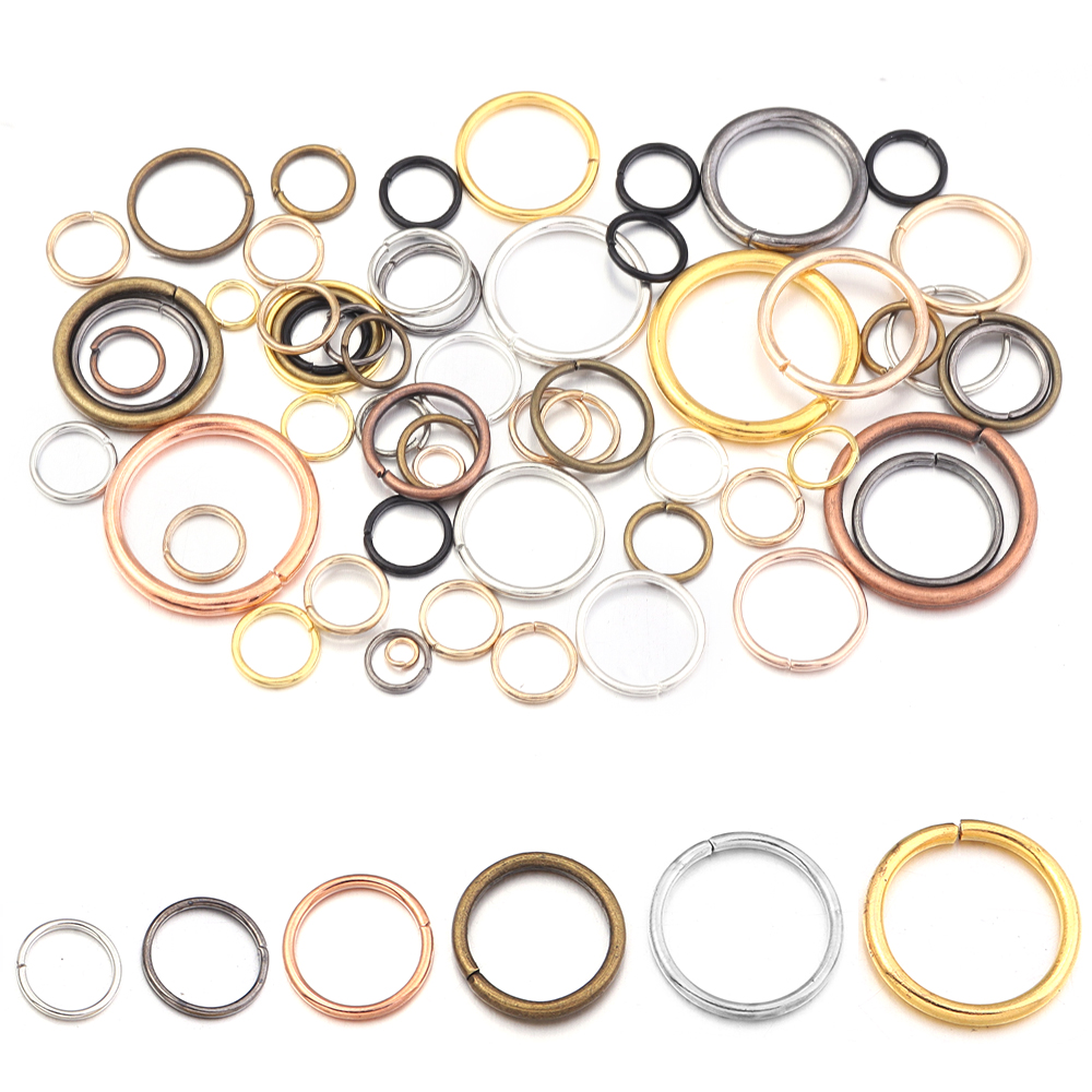 50-200Pcs/Lot 3-20mm Single Lo - Jewelry Making Ring Tool ulasan dan harga